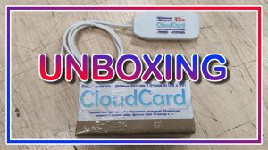 CloudCard распаковка. USB Флеш карта с доступом по WiFi