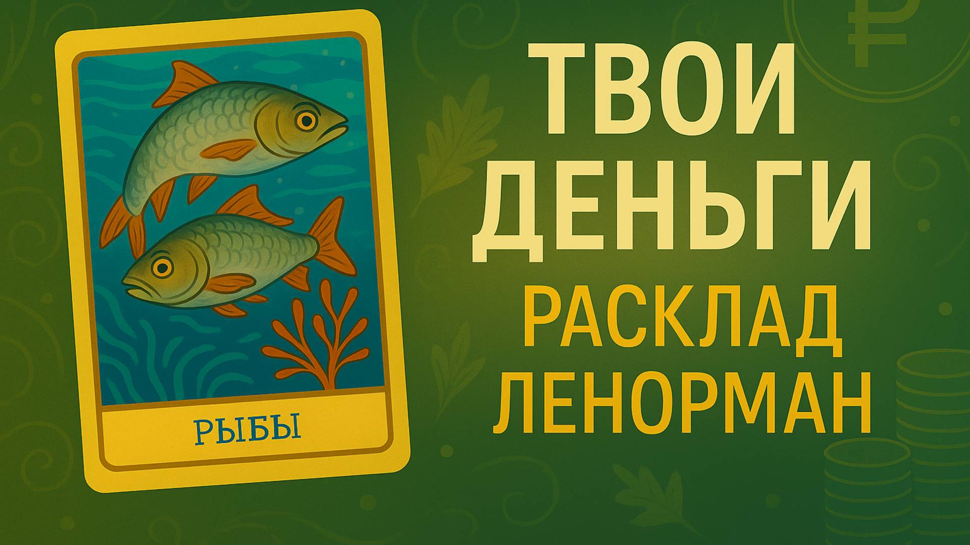 ВАШИ ДЕНЬГИ - расклад на Ленорман