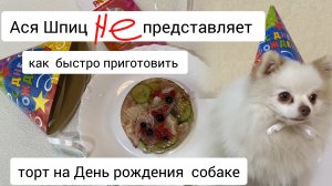 Как приготовить вкусный торт на день рождения собаке