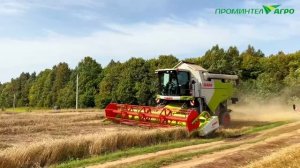 Демонстрация CLAAS DOMINATOR 370 в Рыбно-Слободском районе | Проминтел-Агро