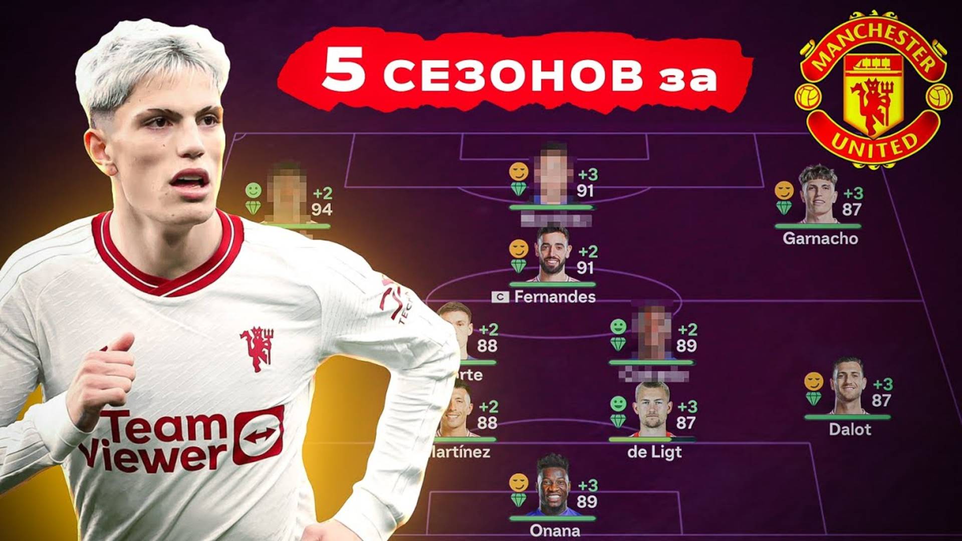 сыграл 5 СЕЗОНОВ за МАНЧЕСТЕР ЮНАЙТЕД в КАРЬЕРЕ ТРЕНЕРА в ФК 25 | перестройка ФИФА 25 эксперимент