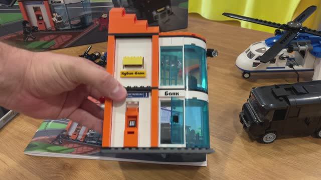 Brick Labs Бриксити - Ограбление банка (ОБЗОР) смотреть онлайн