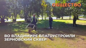 Во Владимире благоустроили Зерновский сквер