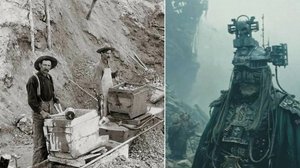 На старателей напали странные существа вышедшие из пещеры