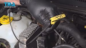 064. Как заменить масляный щуп в двигателе 4.7 на Jeep WJ (1999 - 2004)