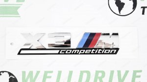 Шильдик BMW X3M Competition