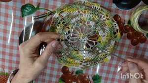 начала вязать салфеточку в триостартах сентября...( 2 старт)