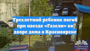 Трехлетний ребенок погиб при наезде «Газели» во дворе дома в Красноярске