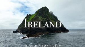 Ирландия, красивые виды с дрона.