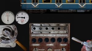 Вагон метро типа Е на перегоне Автово - пл. Восстания