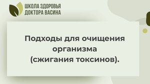 Подходы для очищения организма и сжигания токсинов (пачана, как часть шамана терапии). 2.9.25