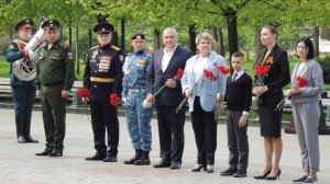 Дарья Сунцова приняла участие в церемонии передачи частиц Вечного огня