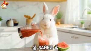 Зая и Зайчата 🐰🐇🐇 Веселые истории из жизни семейства зайчиков (29)