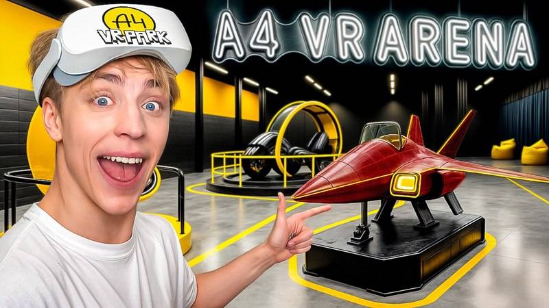 Я Открыл ОГРОМНЫЙ VR-ПАРК ! смотреть онлайн