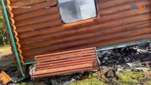 В Подмосковье произошел крупный пожар в усадьбе Храброво