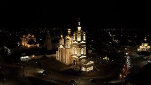 Архитектурно-художественная подсветка "Церковь Благовещения Пресвятой Богородицы в Арзамасе"