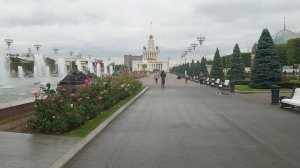 ВДНХ. Фонтан Каменный цветок. 3 сентября 2025