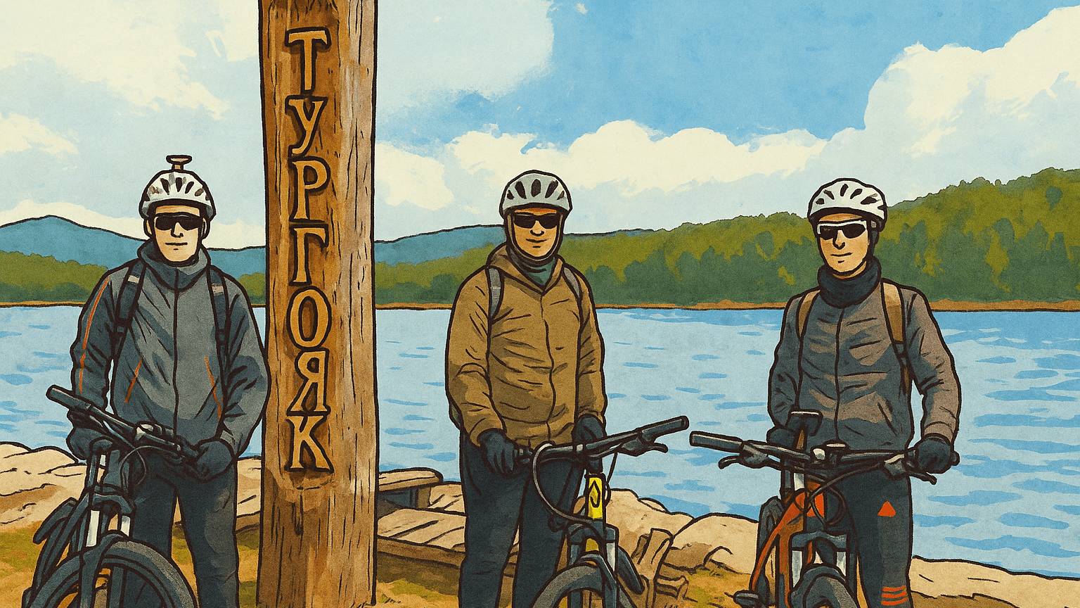 Закрытие летнего велосезона на Тургояке смотреть онлайн