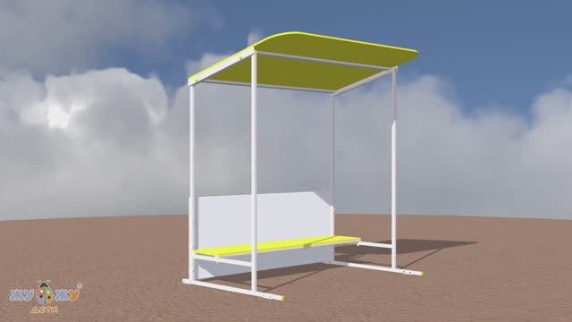 Скамейка с навесом "Ожидайка"