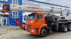 Автомобильный кран серия "СТ" КС-55733-33 32 т на шасси КАМАЗ-65115