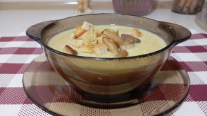 ГРИБНОЙ суп -пюре. Очень просто, Быстро и Вкусно!