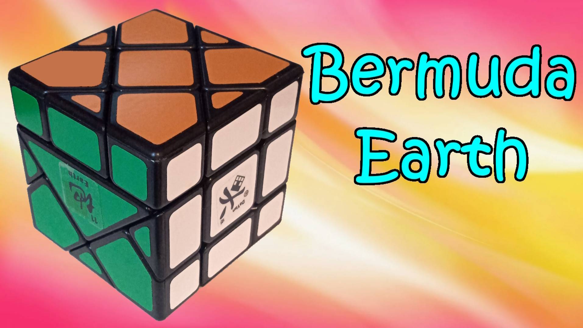 Как собрать Bermuda Earth Dayan cube, Бермуда Земля Даян куб сборка, How to solve, tutorial смотреть онлайн