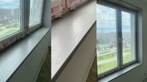 Подоконник и откос. Примеры работ