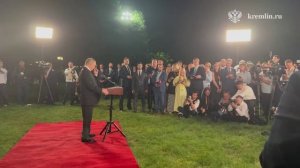 Общение Владимира Путина со СМИ. За кадром, Пекин, 3 сентября 2025 года