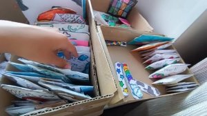 бокс по цветам радуги 🎀🌈☁