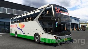 ETS2 v 1.55-Kinglong XMQ6119AYN5C(BUS)-(Нижний тагил-Сосьва) РФ