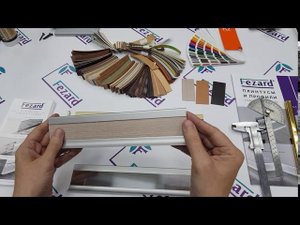 Алюминиевый плинтус под вставку Fezard ALP-60v