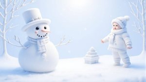Приключения мальчика и говорящего снеговика (мультфильм, мультик, сказка, аудиосказка, рассказ)