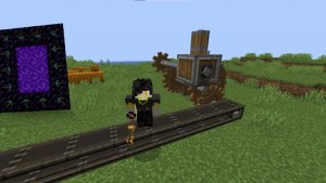 Построил механический пресс | Выживание с Create | 5 серия |