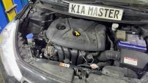 Kia Cerato двигатель 2.0 после разрушения катализатора