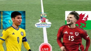 ФУТБОЛ ЧЕМПИОНАТ МИРА КВАЛИФИКАЦИЯ.  КАЗАХСТАН - УЭЛЬС.  ПРЯМАЯ ТРАНСЛЯЦИЯ