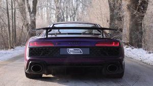 BEST SOUNDING CAR OF ALL TIME CUSTOM AUDI R8 V10 PLUS PERFORMANCE - QUICKSILVER TITANIUM & MORE