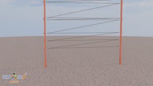 Детское препятствие "Паутинка"