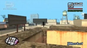 GTA San Andreas - Walkthrough - Unique Stunt Jump #21 - Market (Los Santos)