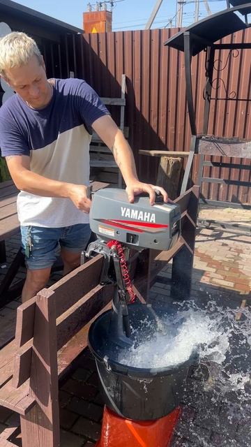 Yamaha 2 CMH. Тест мотора.