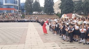 Посвящение в первоклассники. Пятигорск Площадь администрации 02.09.2025