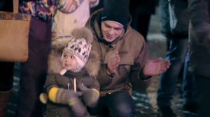 "Три белых коня" - ансамбль русской песни＂Услада＂ на Красной площади (Гум-Ярмарка)