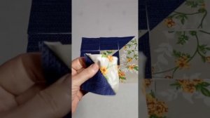 Простой лоскутный блок из квадратов 10х10 см