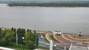 Вид на Нижний Новгород с Чкаловской лестницы.