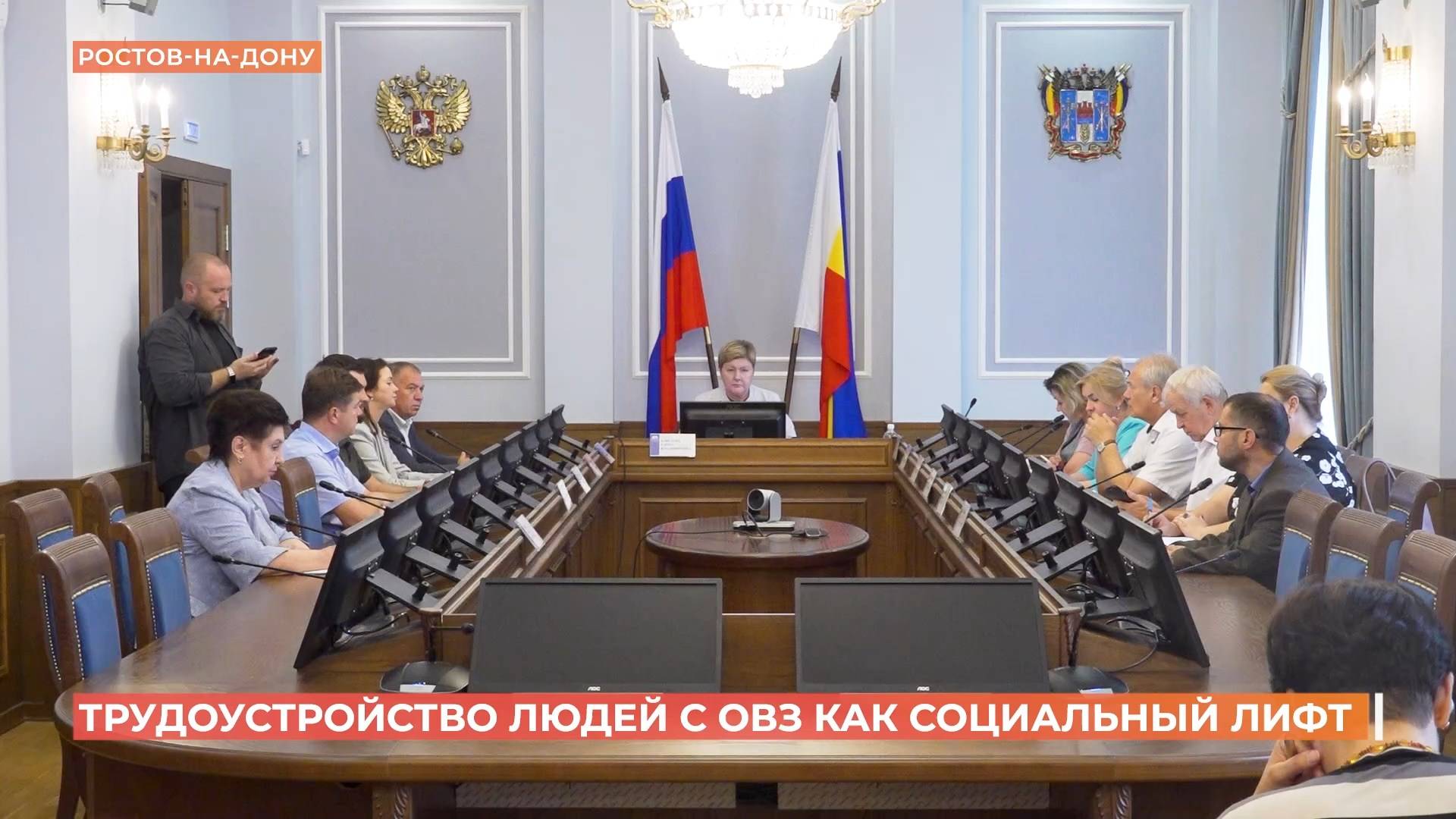 Проблему трудоустройства людей с ОВЗ решали за круглым столом в заксобрании смотреть онлайн