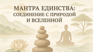 Мантра единства: соединение с природой и Вселенной