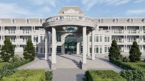 Реконструкция советского пансионата в классический стиль