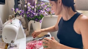 САМА СЕБЯ ВДОХНОВИЛА  шью баску, примерка на закате