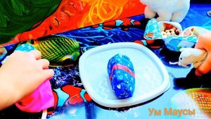 Игрушки.Распаковка киндеров с Baby Shark и Волшебник Изумрудного города и 1 секретного яйца с ЛАБУБУ