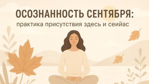 Осознанность сентября: практика присутствия здесь и сейчас