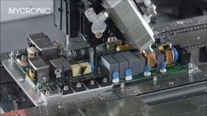 Автоматическая система селективного нанесения влагозащитных материалов Mycronic MYC50